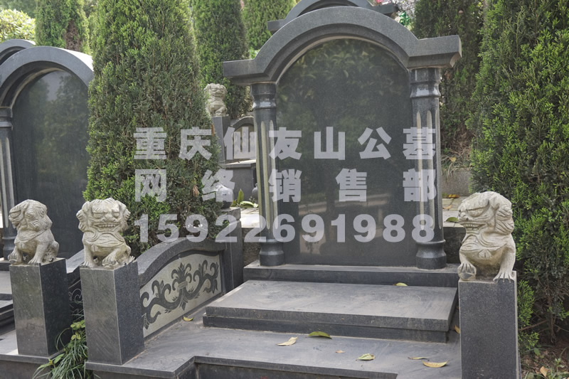 仙友山公墓墓型图
