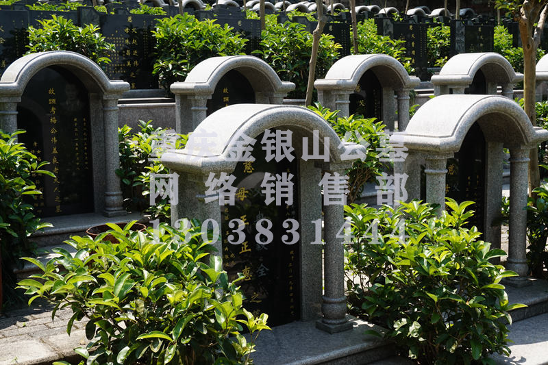 金银山公墓墓型图